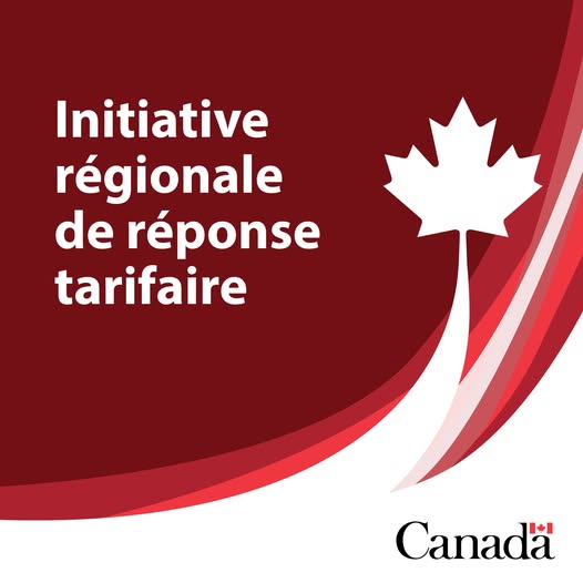 Image de l'Initiative régionale de réponse tarifaire avec une feuille d'érable du Canada.